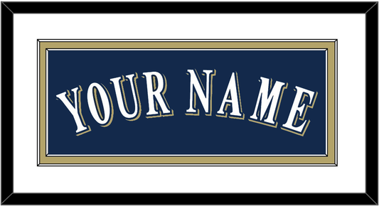 Milwaukee Name - Alternate Road Navy (2016-2019) - Signature Tier 1