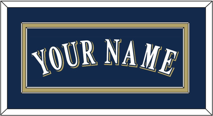 Milwaukee Name - Alternate Road Navy (2016-2019) - Signature Tier 2