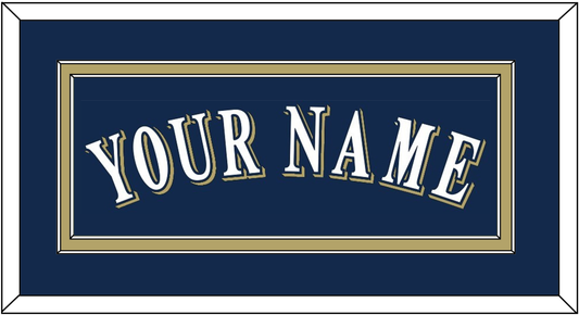 Milwaukee Name - Alternate Road Navy (2016-2019) - Signature Tier 2
