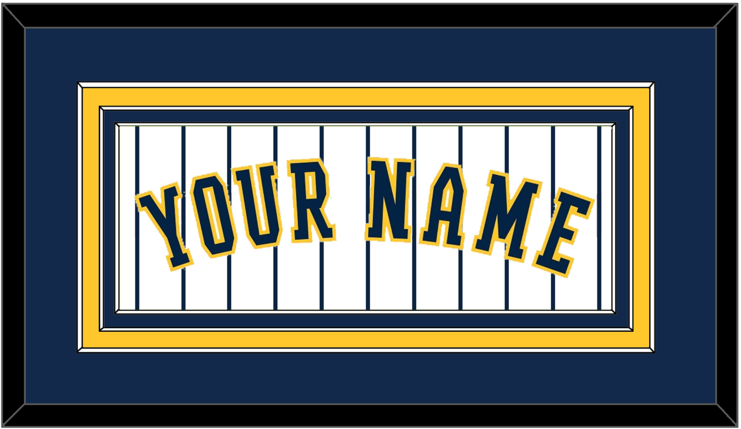 Milwaukee Name - Alternate Pinstripes - Premier Tier 2