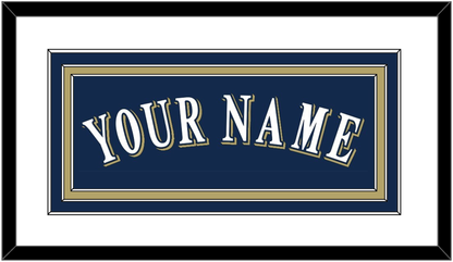 Milwaukee Name - Alternate Road Navy (2016-2019) - Premier Tier 1