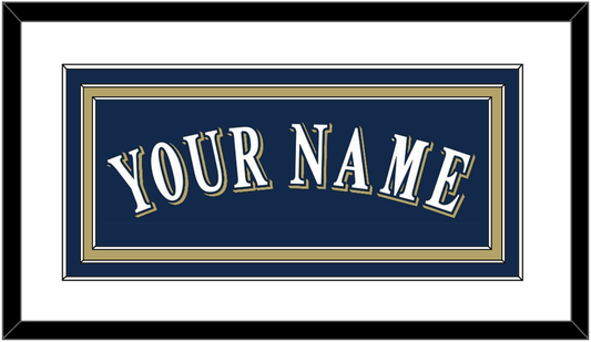 Milwaukee Name - Alternate Road Navy (2016-2019) - Premier Tier 1