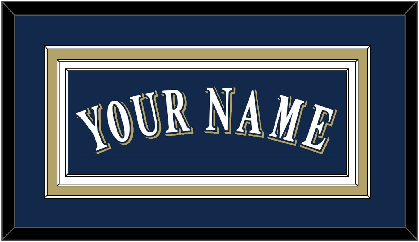 Milwaukee Name - Alternate Road Navy (2016-2019) - Premier Tier 2