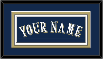 Milwaukee Name - Alternate Road Navy (2016-2019) - Premier Tier 2