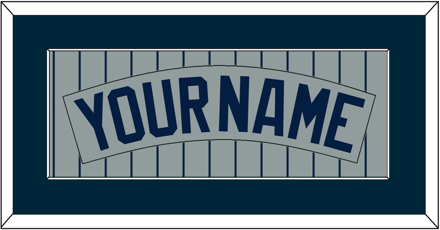 Minnesota Nameplate - Road Gray Pinstripes (1987-2009) - Essential Tier 2