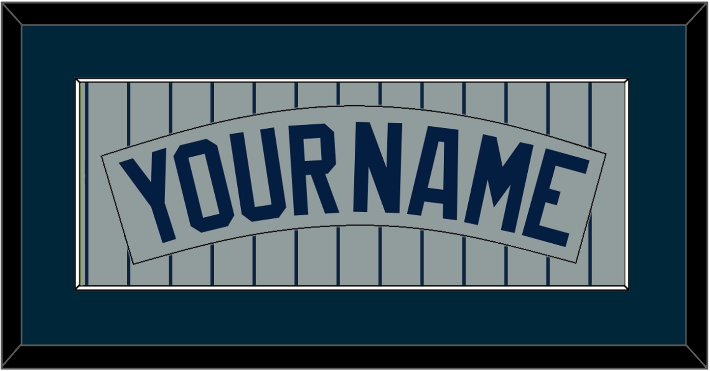Minnesota Nameplate - Road Gray Pinstripes (1987-2009) - Essential Tier 2