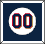 Minnesota Number - Home White (2015-2022) - Single Mat 1