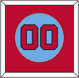 Minnesota Number - Alternate Light Blue - Single Mat 3