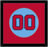 Minnesota Number - Alternate Light Blue - Single Mat 3