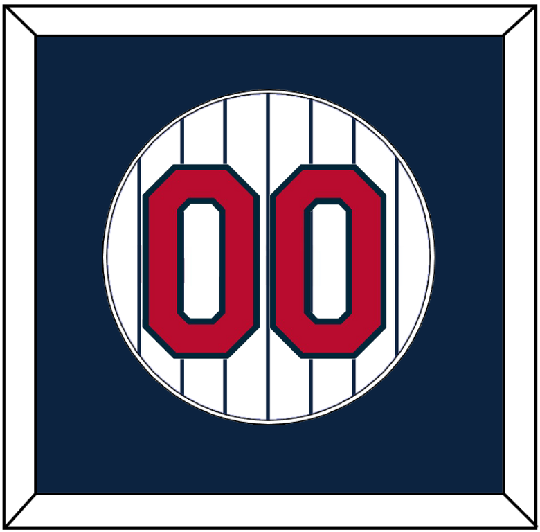 Minnesota Number - Home White Pinstripes (1987-2009) - Essential Tier 1