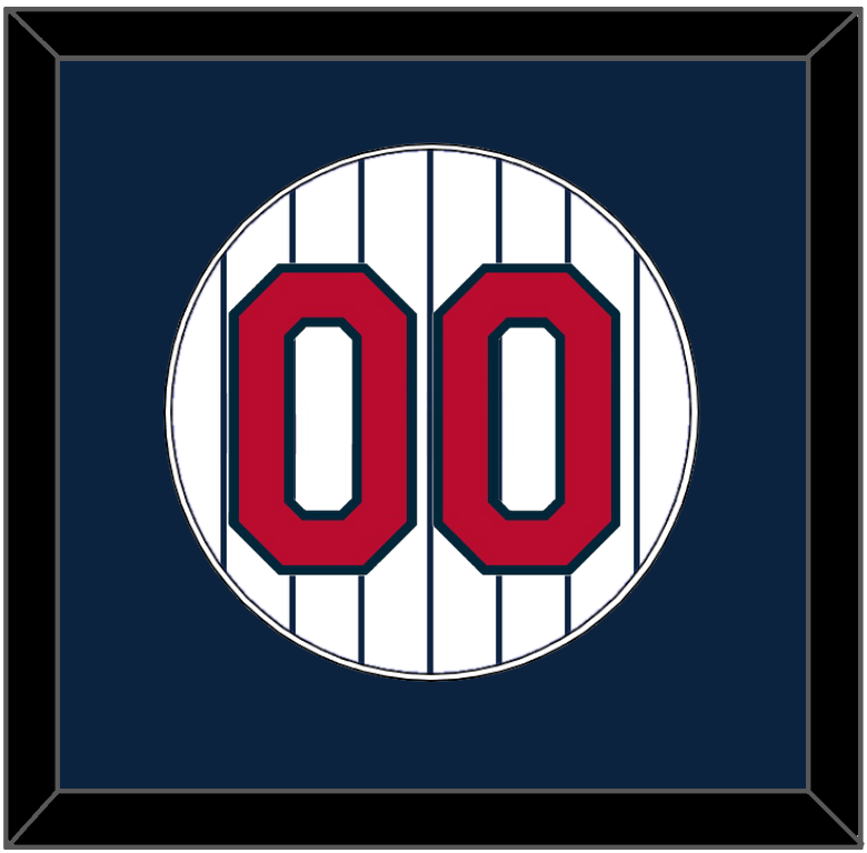 Minnesota Number - Home White Pinstripes (1987-2009) - Essential Tier 1