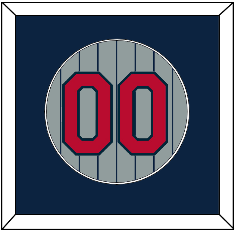 Minnesota Number - Road Gray Pinstripes (1987-2009) - Essential Tier 2