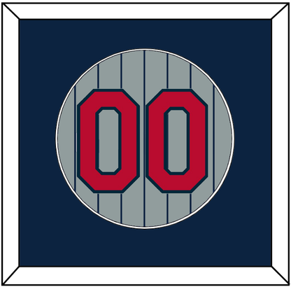Minnesota Number - Road Gray Pinstripes (1987-2009) - Essential Tier 2