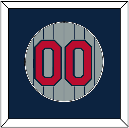 Minnesota Number - Road Gray Pinstripes (1987-2009) - Essential Tier 2