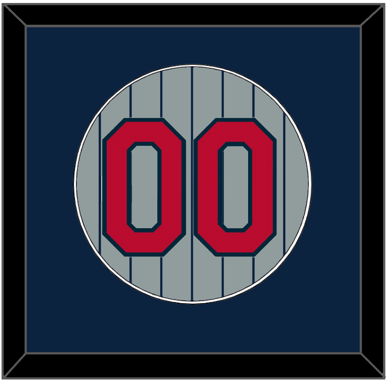 Minnesota Number - Road Gray Pinstripes (1987-2009) - Essential Tier 2