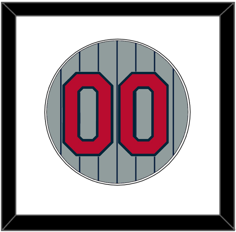Minnesota Number - Road Gray Pinstripes (1987-2009) - Essential Tier 1
