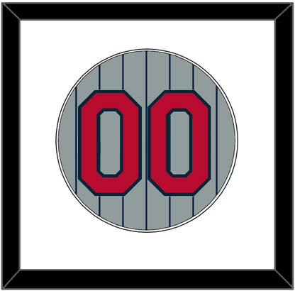Minnesota Number - Road Gray Pinstripes (1987-2009) - Essential Tier 1