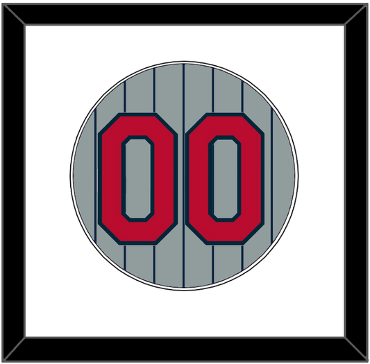 Minnesota Number - Road Gray Pinstripes (1987-2009) - Essential Tier 1