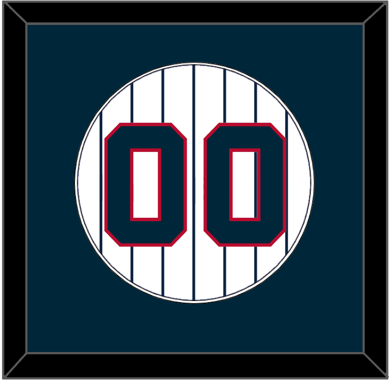 Minnesota Number - Home White Pinstripes (1970-1971) - Essential Tier 1