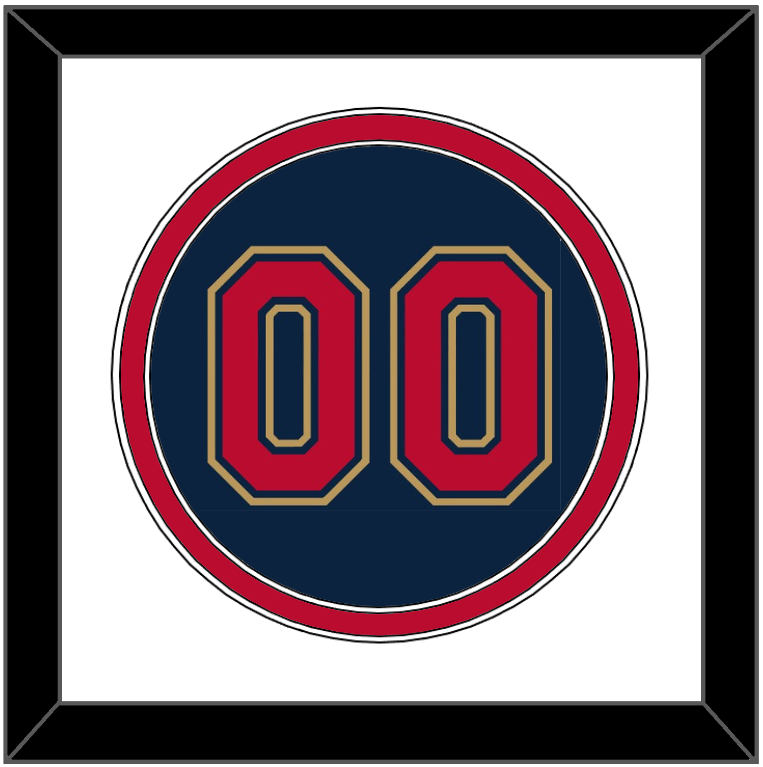 Minnesota Number - Alternate Home Navy (2012-2022) - Signature Tier 1