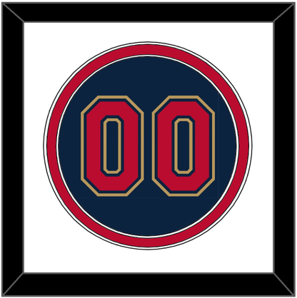 Minnesota Number - Alternate Home Navy (2012-2022) - Signature Tier 1