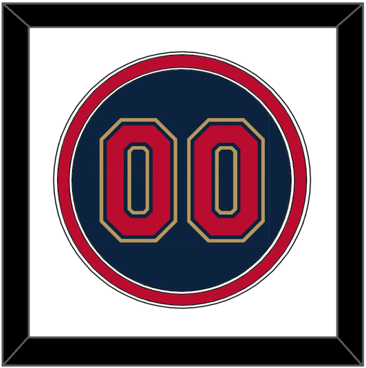 Minnesota Number - Alternate Home Navy (2012-2022) - Signature Tier 1