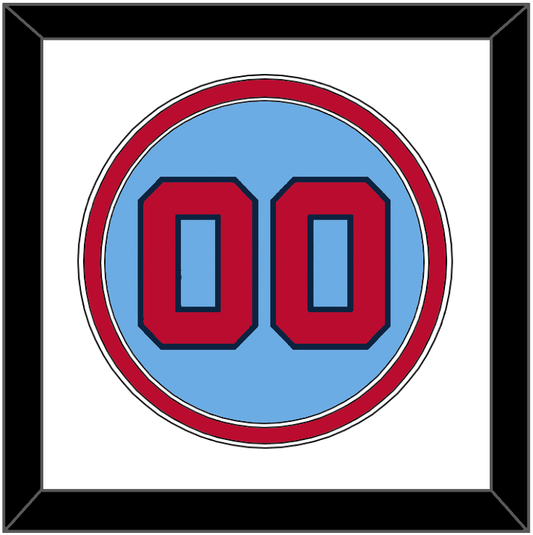 Minnesota Number - Alternate Light Blue - Signature Tier 1