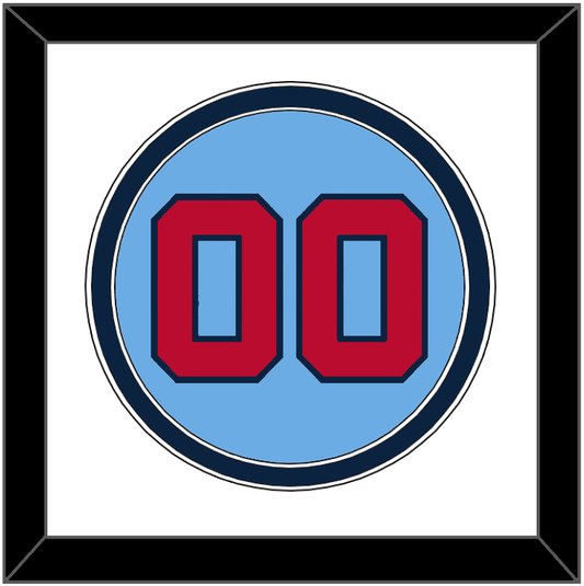 Minnesota Number - Alternate Light Blue - Signature Tier 2