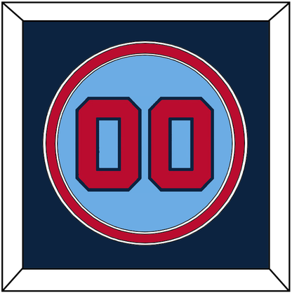 Minnesota Number - Alternate Light Blue - Signature Tier 3