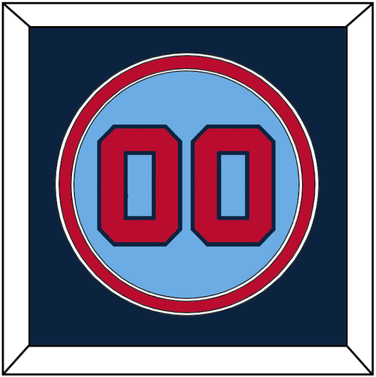 Minnesota Number - Alternate Light Blue - Signature Tier 3