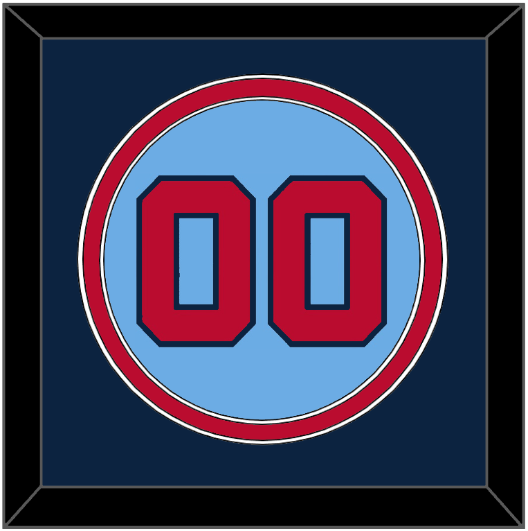 Minnesota Number - Alternate Light Blue - Signature Tier 3