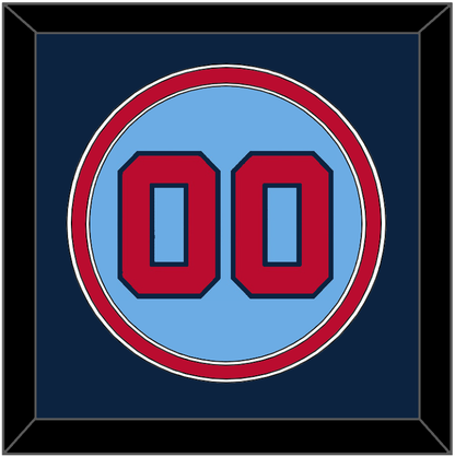 Minnesota Number - Alternate Light Blue - Signature Tier 3