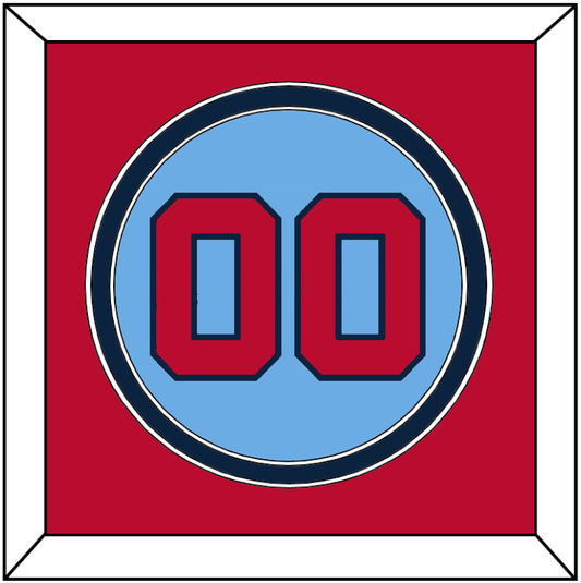 Minnesota Number - Alternate Light Blue - Signature Tier 4