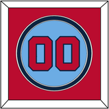 Minnesota Number - Alternate Light Blue - Double Mat 4