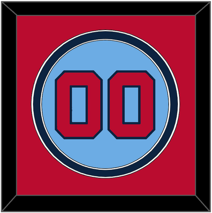 Minnesota Number - Alternate Light Blue - Signature Tier 4