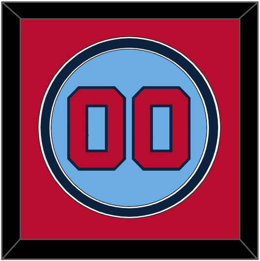 Minnesota Number - Alternate Light Blue - Signature Tier 4