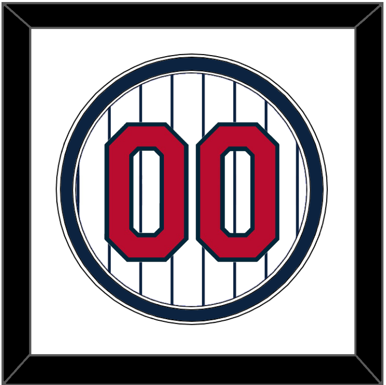 Minnesota Number - Home White Pinstripes (1987-2009) - Signature Tier 1
