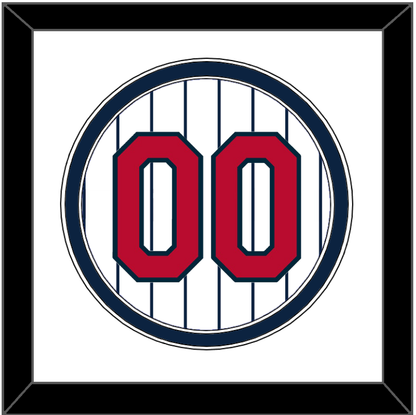Minnesota Number - Home White Pinstripes (1987-2009) - Signature Tier 1