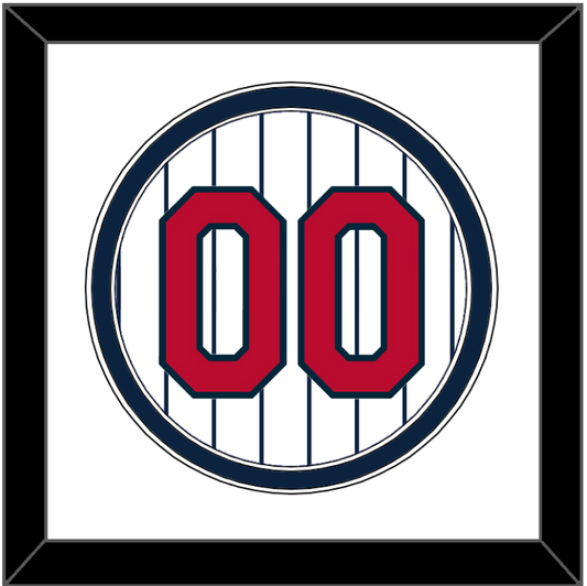 Minnesota Number - Home White Pinstripes (1987-2009) - Signature Tier 1