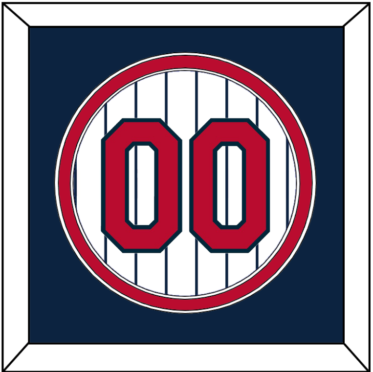 Minnesota Number - Home White Pinstripes (1987-2009) - Signature Tier 2