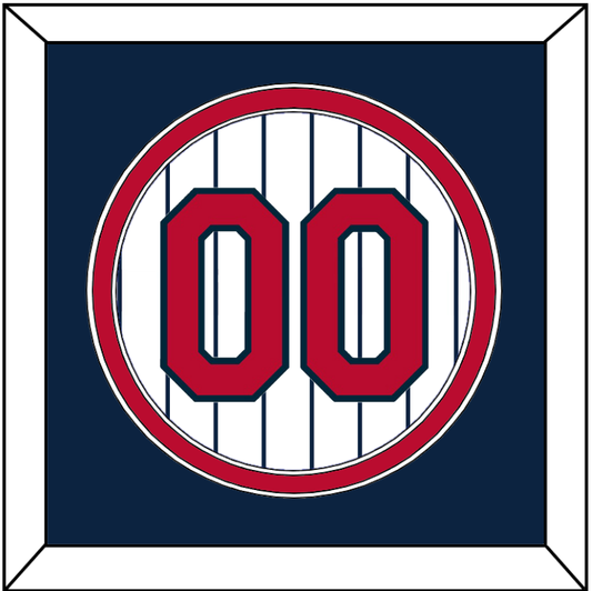 Minnesota Number - Home White Pinstripes (1987-2009) - Signature Tier 2