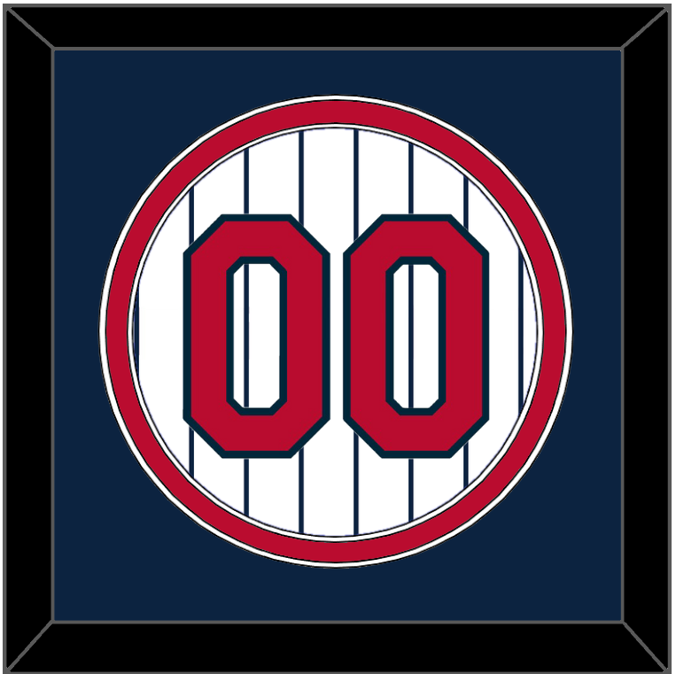 Minnesota Number - Home White Pinstripes (1987-2009) - Signature Tier 2