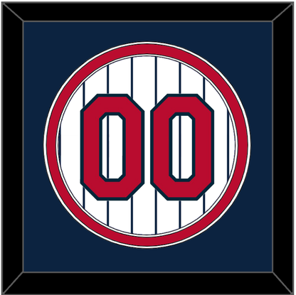 Minnesota Number - Home White Pinstripes (1987-2009) - Signature Tier 2