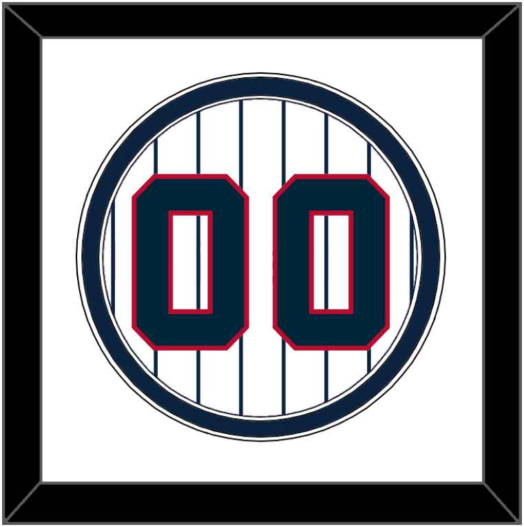 Minnesota Number - Home White Pinstripes (1970-1971) - Signature Tier  1