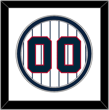 Minnesota Number - Home White Pinstripes (1970-1971) - Signature Tier  1