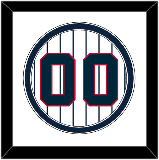 Minnesota Number - Home White Pinstripes (1970-1971) - Signature Tier  1