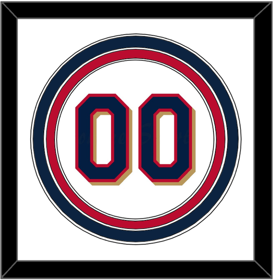 Minnesota Number - Home White (2015-2022) - Premier Tier 1