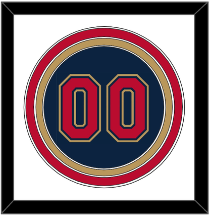 Minnesota Number - Alternate Home Navy (2012-2022) - Premier Tier 1