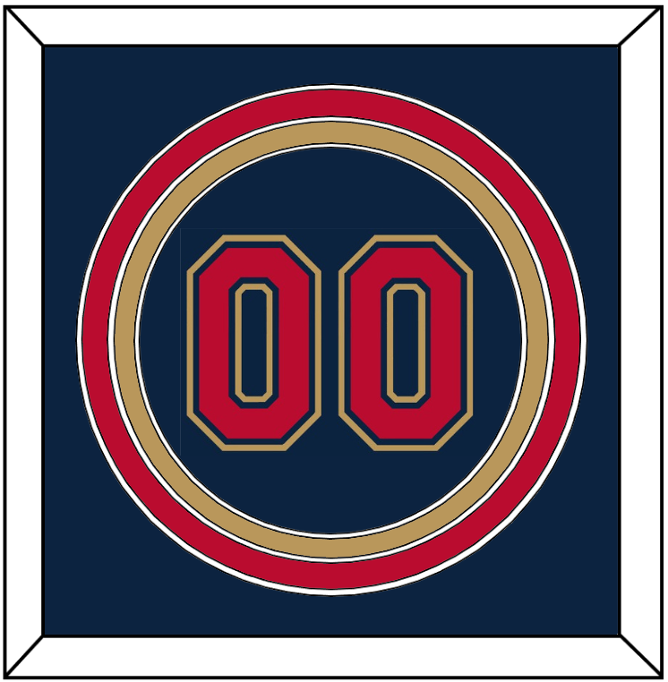 Minnesota Number - Alternate Home Navy (2012-2022) - Premier Tier 2