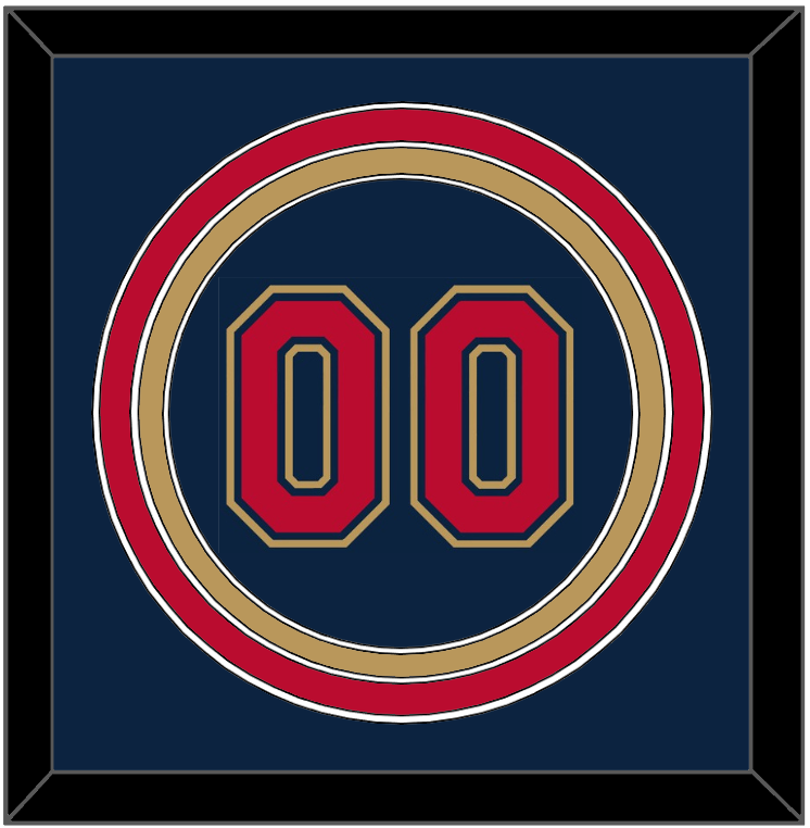 Minnesota Number - Alternate Home Navy (2012-2022) - Premier Tier 2